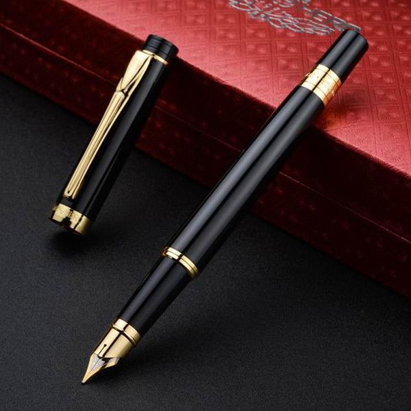 luxury brand hero 3802 gift fountain pen black golden retro office supplies package nib elegante men ink pens
luxury brand hero 3802 gift fountain pen black golden retro office supplies package nib elegante men ink pens