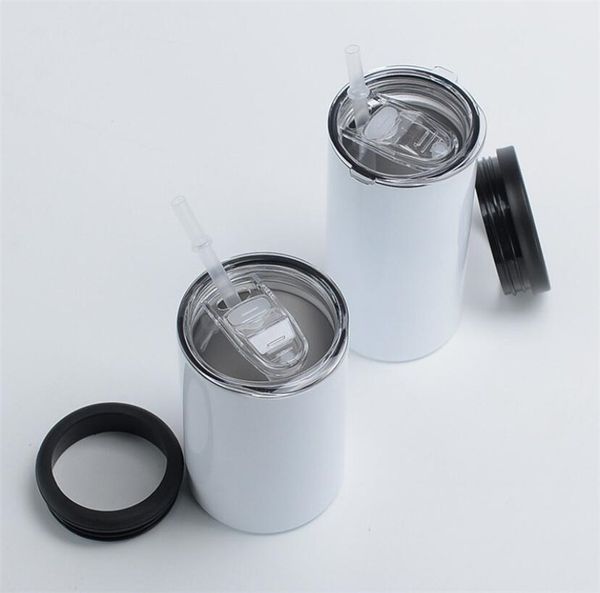 12oz sublimation straight tumbler 2 in 1 cola can cooler stainless steel vacuum skinny tumblers with dual lids
12oz sublimation straight tumbler 2 in 1 cola can cooler stainless steel vacuum skinny tumblers with dual lids