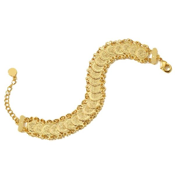 charm bracelets 2021 arab middle east wedding gift copper gold-plated coins jewelry gold women's bracelet islamic muslim dress, Golden;silver
charm bracelets 2021 arab middle east wedding gift copper gold-plated coins jewelry gold women's bracelet islamic muslim dress, Golden;silver