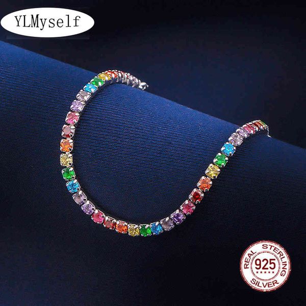 real silver rainbow bracelet 16+3cm tennis chain setting full 2.5mm multiple color zircon sweet fine jewelry for girl, Golden;silver
real silver rainbow bracelet 16+3cm tennis chain setting full 2.5mm multiple color zircon sweet fine jewelry for girl, Golden;silver