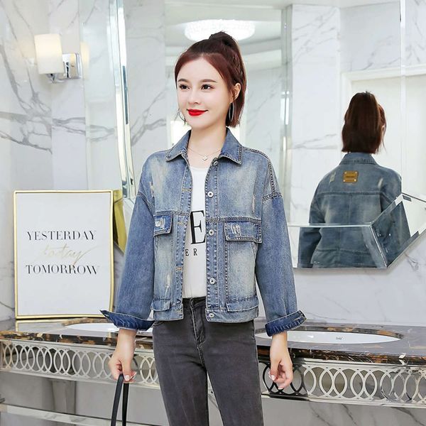 jackets coats denim jacket women's short hong kong style autumn harajuku long sleeve fashion scs4, Black;brown
jackets coats denim jacket women's short hong kong style autumn harajuku long sleeve fashion scs4, Black;brown