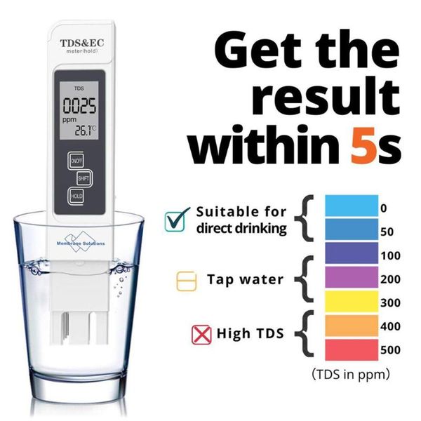 meters digital ph meter tds tester ec temp detector water quality monitor test purity ph/tds/ec/salinity/temperature pen
meters digital ph meter tds tester ec temp detector water quality monitor test purity ph/tds/ec/salinity/temperature pen