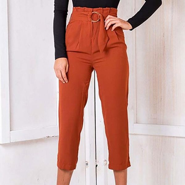 women's pants & capris women straight business office slim summer plus size simple ladies belt high waist pleated solid color, Black;white
women's pants & capris women straight business office slim summer plus size simple ladies belt high waist pleated solid color, Black;white