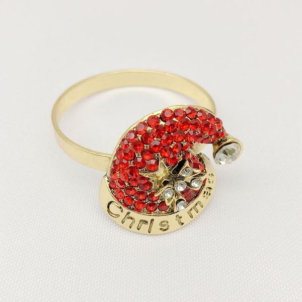 napkin rings 12 / pcs retro santa hat with diamond buckle ring el manufacturer wholesale
napkin rings 12 / pcs retro santa hat with diamond buckle ring el manufacturer wholesale