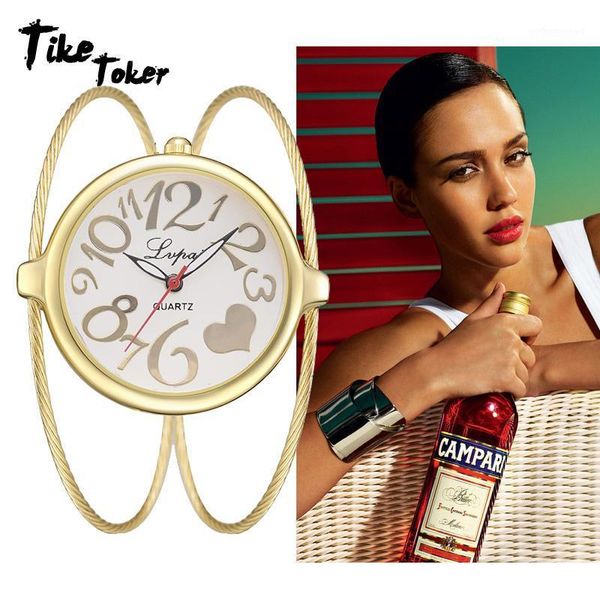 tike toker,ladies alloy bracelet watch fashion luxury strap women dress watches heart creative quartz clock relogio feminino wristwatches, Slivery;brown
tike toker,ladies alloy bracelet watch fashion luxury strap women dress watches heart creative quartz clock relogio feminino wristwatches, Slivery;brown