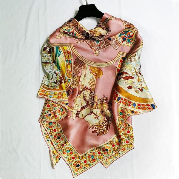 scarves 100% pure silk satin square big scarf shawl wrap kerchief 43.3"x43.3" wj038, Blue;gray
scarves 100% pure silk satin square big scarf shawl wrap kerchief 43.3"x43.3" wj038, Blue;gray