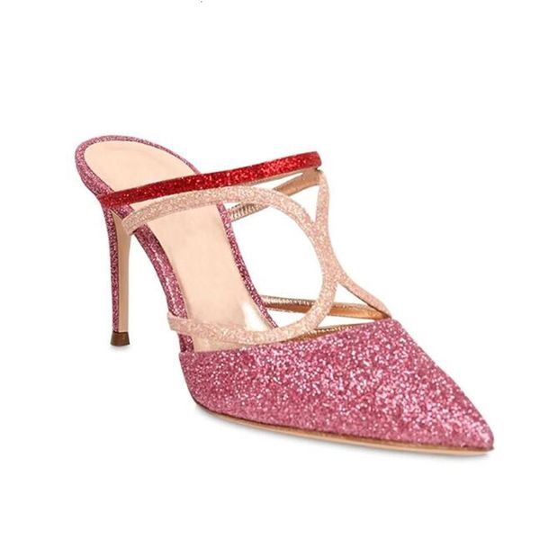 chentel noble bling sequined high heels slippers ladies mules pointed toe shoes women summer two style yzf8, Black
chentel noble bling sequined high heels slippers ladies mules pointed toe shoes women summer two style yzf8, Black