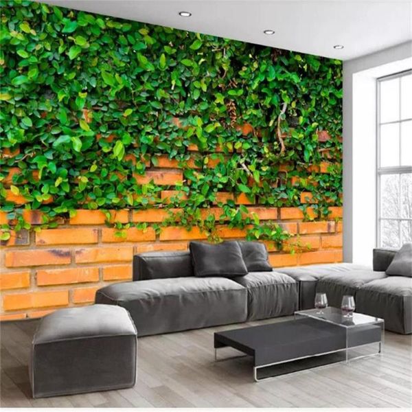 custom 3d po wallpaper mural room sofa tv backdrop living green vine yellow brick wall picture wallpapers
custom 3d po wallpaper mural room sofa tv backdrop living green vine yellow brick wall picture wallpapers