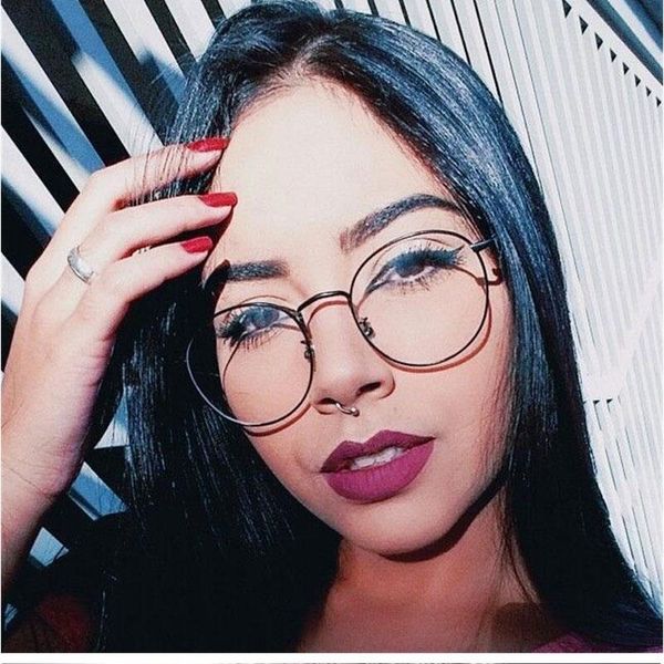 fashion sunglasses frames vintage oval eyeglasses women men optical clear lens glasses metal round non prescription ladies eye, Black
fashion sunglasses frames vintage oval eyeglasses women men optical clear lens glasses metal round non prescription ladies eye, Black
