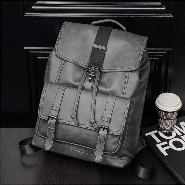 backpack retro fashion design men's drawstring men large-capacity waterproof travel backpacks man student school bags
backpack retro fashion design men's drawstring men large-capacity waterproof travel backpacks man student school bags