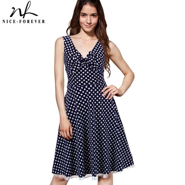 nice-forever summer women 1950's retro polka dots cottagecore dresses a-line flare sun dress btya007 210419, White
nice-forever summer women 1950's retro polka dots cottagecore dresses a-line flare sun dress btya007 210419, White