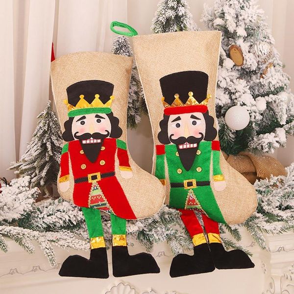 christmas decorations walnut soldier xmas stockings gift holder bag hanging fireplace decoration socks party home decor/*
christmas decorations walnut soldier xmas stockings gift holder bag hanging fireplace decoration socks party home decor/*
