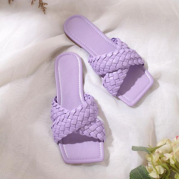 summer women's weave slippers women casual square toe flats woman outdoor beach shoes female fashion home sandalias, Black
summer women's weave slippers women casual square toe flats woman outdoor beach shoes female fashion home sandalias, Black