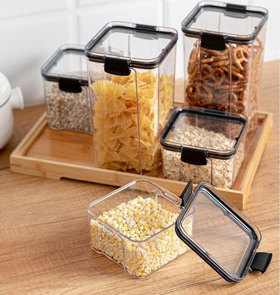 storage bottles & jars food sealed jar grains box kitchen plastic transparent dried fruit noodles
storage bottles & jars food sealed jar grains box kitchen plastic transparent dried fruit noodles