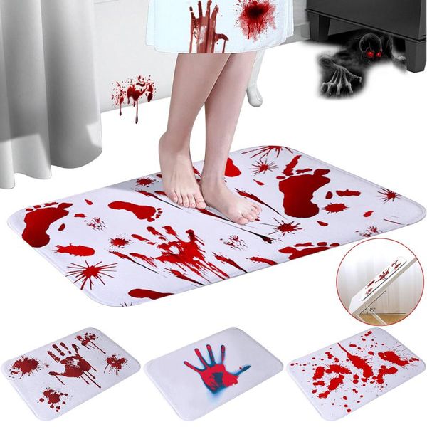 carpets halloween blood foot bath mat horror house decoration scare bloody footprint bathroom anti-slip home party decor
carpets halloween blood foot bath mat horror house decoration scare bloody footprint bathroom anti-slip home party decor