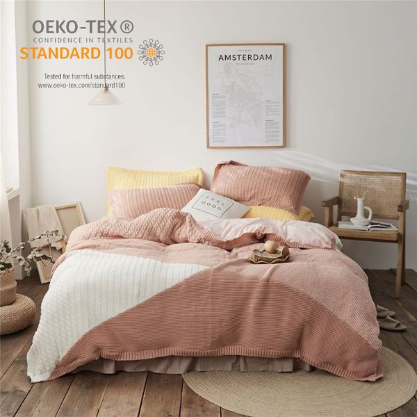 milk cashmere knitting wool 4-piece sheet quilt cover thickened bedding winter el end bedding set
milk cashmere knitting wool 4-piece sheet quilt cover thickened bedding winter el end bedding set