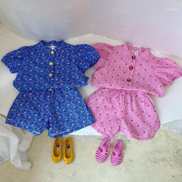 clothing sets 2021 summer kids clothes suit korean o-neck puff sleeve floral and shorts 2pcs set1, White
clothing sets 2021 summer kids clothes suit korean o-neck puff sleeve floral and shorts 2pcs set1, White