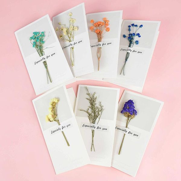 greeting cards 5pcs dried flowers invitations papercard folding type handwritten card wedding birthday party gift
greeting cards 5pcs dried flowers invitations papercard folding type handwritten card wedding birthday party gift