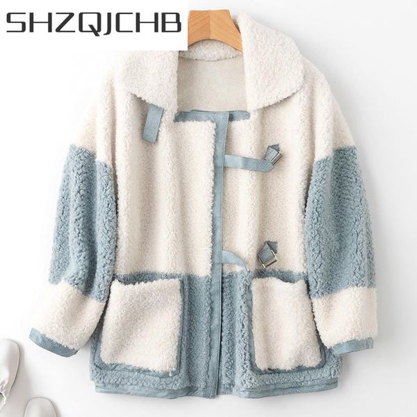 women's fur & faux shzq 100% real coat female fashion women winter jacket 2021 korean thick warm sheep shearing coats ladies 0015d, Black
women's fur & faux shzq 100% real coat female fashion women winter jacket 2021 korean thick warm sheep shearing coats ladies 0015d, Black