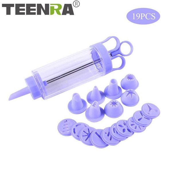 baking & pastry tools teenra cookie press making gun kit manual biscuit biscuits cake decoration
baking & pastry tools teenra cookie press making gun kit manual biscuit biscuits cake decoration