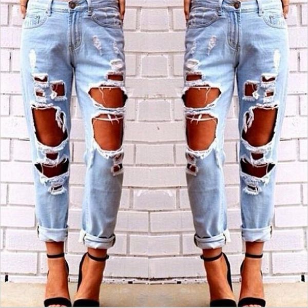 women's pants & capris european american explosive models loose wild exaggerated big hole beggar jeans summer casual white fashion, Black;white
women's pants & capris european american explosive models loose wild exaggerated big hole beggar jeans summer casual white fashion, Black;white