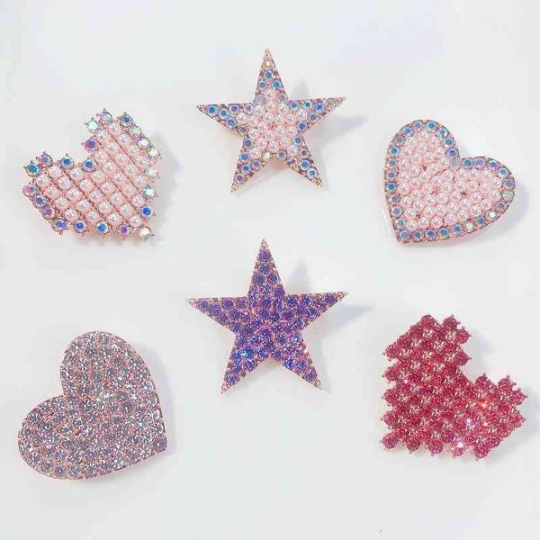 brooch yimu korean exquisite lovely clothing accessories alloy inlaid diamond five pointed star love, Gray
brooch yimu korean exquisite lovely clothing accessories alloy inlaid diamond five pointed star love, Gray
