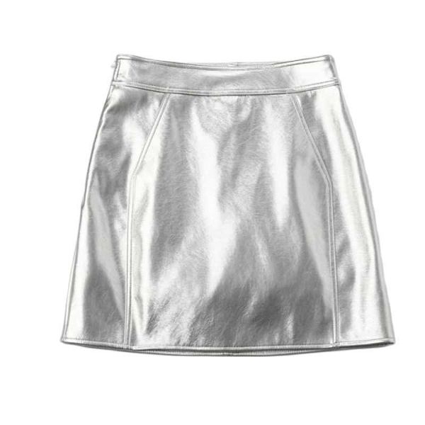 women fashion high waist skirt zip faux leather short pencil bodycon mini solid silver 210601, Black
women fashion high waist skirt zip faux leather short pencil bodycon mini solid silver 210601, Black