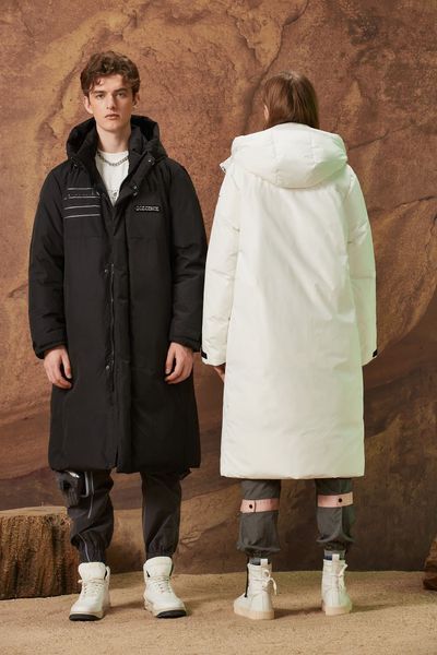 men's long down jacket winter women's outdoor sports long-sleeved thick duck down bread jacket ski wear #588, Black
men's long down jacket winter women's outdoor sports long-sleeved thick duck down bread jacket ski wear #588, Black