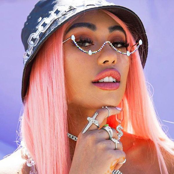 hair clips & barrettes crystal glasses bling exaggerated mask chain accessories metal lensless steampunk wedding face for women, Golden;silver
hair clips & barrettes crystal glasses bling exaggerated mask chain accessories metal lensless steampunk wedding face for women, Golden;silver