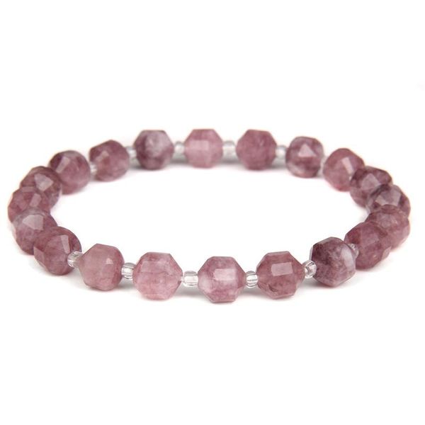 beaded, strands faceted natural strawberry quartz beads bracelets yoga healing energy stretch jewelry women trend stone bangle men ma, Black
beaded, strands faceted natural strawberry quartz beads bracelets yoga healing energy stretch jewelry women trend stone bangle men ma, Black