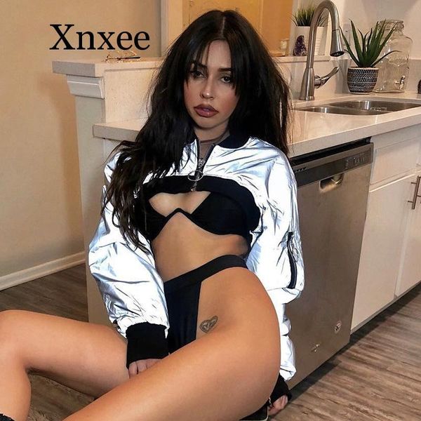 women's jackets 2021 hip streetwear reflective gothic crop outwear night glowing jogger female for womens long sleeve and coats, Black;brown
women's jackets 2021 hip streetwear reflective gothic crop outwear night glowing jogger female for womens long sleeve and coats, Black;brown
