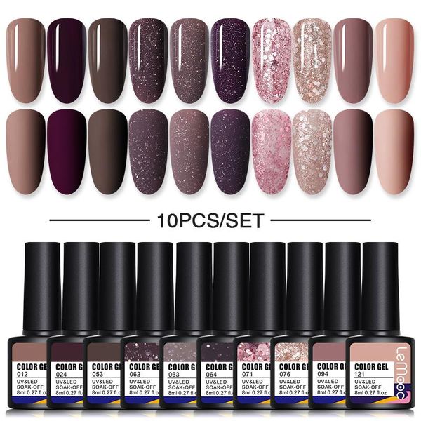 nail art kits lemooc 8ml gel polish 10pcs/set color semi permanant need uv led base coat
nail art kits lemooc 8ml gel polish 10pcs/set color semi permanant need uv led base coat
