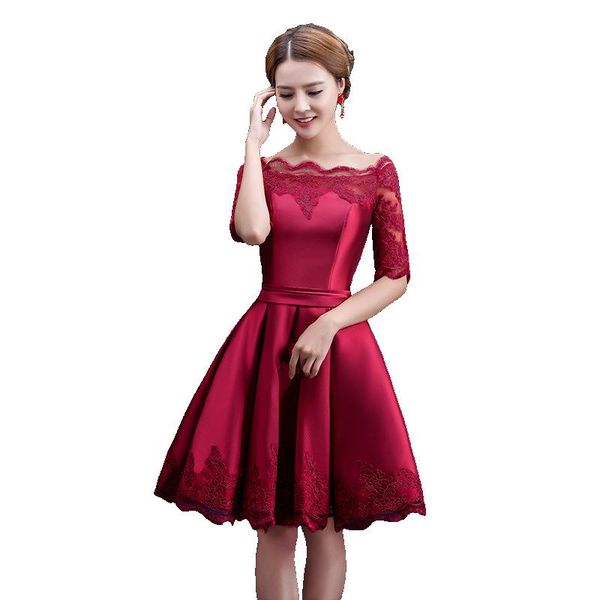 bridesmaid dress holievery bateau neck satin short dresses 2021 burgundy navy blue champagne royal party elegant, White;pink
bridesmaid dress holievery bateau neck satin short dresses 2021 burgundy navy blue champagne royal party elegant, White;pink