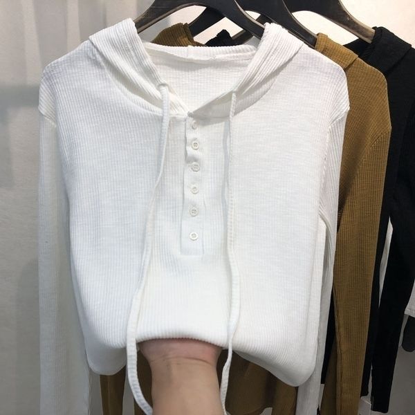 hooded sweater women's spring autumn european super fire cec long sleeve bottomed hoodie is thin and slim, with a inside, Black
hooded sweater women's spring autumn european super fire cec long sleeve bottomed hoodie is thin and slim, with a inside, Black
