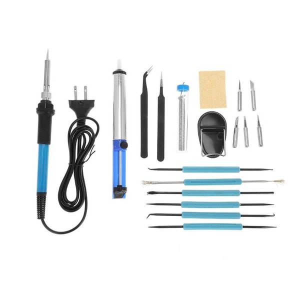 18pcs zipper bag adjustable temperature electric soldering iron kit portable welding repair tool tweezers solder wire cell phone mounts & ho
18pcs zipper bag adjustable temperature electric soldering iron kit portable welding repair tool tweezers solder wire cell phone mounts & ho