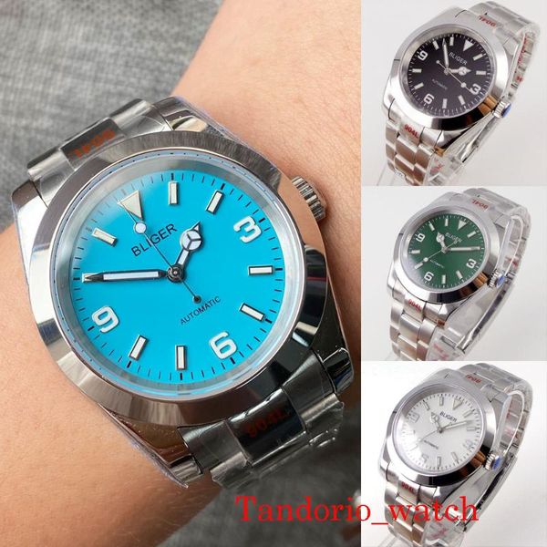 wristwatches bliger 36mm/39mm green blue dial sapphire crystal aut omatic men watch japan nh35 miyota 8215 pt5000 movement luminous, Slivery;brown
wristwatches bliger 36mm/39mm green blue dial sapphire crystal aut omatic men watch japan nh35 miyota 8215 pt5000 movement luminous, Slivery;brown