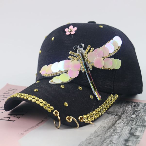 base ball caps handmade sport designers butterfly dragonfly sequins iron hoop women cotton sun-proof fashion baseball hat outdoor casual tr, Blue;gray
base ball caps handmade sport designers butterfly dragonfly sequins iron hoop women cotton sun-proof fashion baseball hat outdoor casual tr, Blue;gray