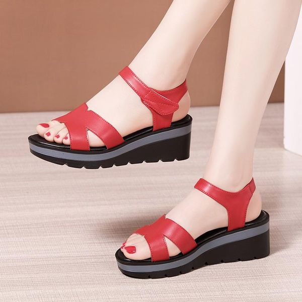 big size 33-43 platform sandals women shoes summer 2021 medium heel wedges ladies office sandal, Black
big size 33-43 platform sandals women shoes summer 2021 medium heel wedges ladies office sandal, Black