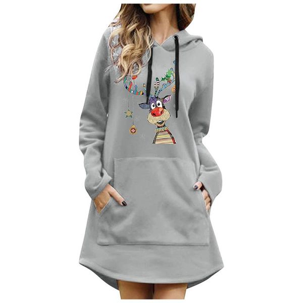casual dresses christmas printed hoodie dress fashion women's long sleeve sweatshirt female hooded pullover winter, Black;gray
casual dresses christmas printed hoodie dress fashion women's long sleeve sweatshirt female hooded pullover winter, Black;gray