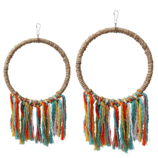 other bird supplies pet toy cotton rope circle intelligence development toys chewing bite parrot perch hanging cage swing climb
other bird supplies pet toy cotton rope circle intelligence development toys chewing bite parrot perch hanging cage swing climb