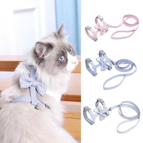 cat costumes pet adjustable harness vest walking lead leash for collar polyester bow small medium products
cat costumes pet adjustable harness vest walking lead leash for collar polyester bow small medium products