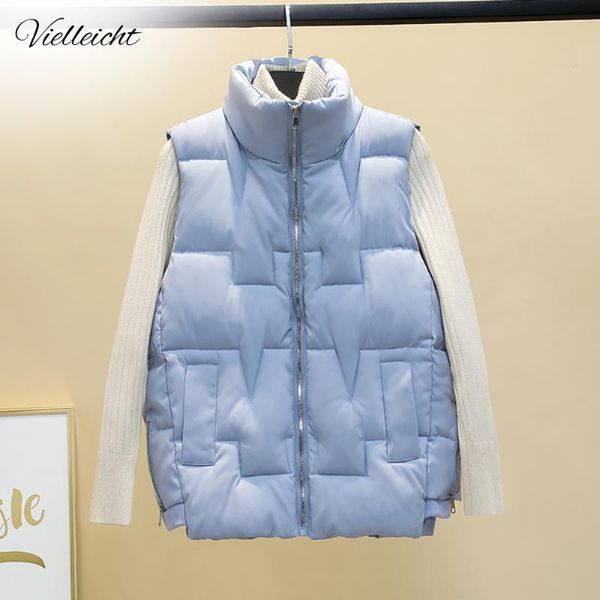 women's vests vielleicht stand collar winter women down vest plus size 3xl solid ladies cotton padded waistcoat sleeveless jacket for, Black;white
women's vests vielleicht stand collar winter women down vest plus size 3xl solid ladies cotton padded waistcoat sleeveless jacket for, Black;white