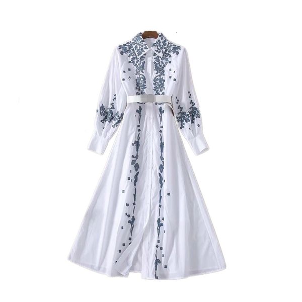 runway dresses australian tide brand white embroidery high-quality long sleeve shirt dress 6rjm, Black
runway dresses australian tide brand white embroidery high-quality long sleeve shirt dress 6rjm, Black