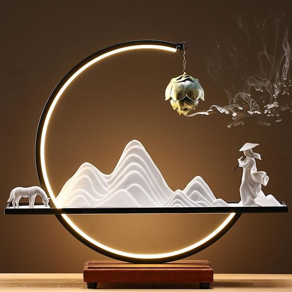 fragrance lamps mountain ceramic incense burner backflow zen decor holder diffuser home smell room encensoir dh50xl
fragrance lamps mountain ceramic incense burner backflow zen decor holder diffuser home smell room encensoir dh50xl