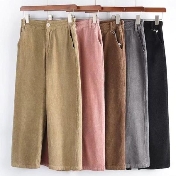 women's pants & capris womens autumn casual loose corduroy wide leg female lady vintage long trousers women pantalon femme, Black;white
women's pants & capris womens autumn casual loose corduroy wide leg female lady vintage long trousers women pantalon femme, Black;white