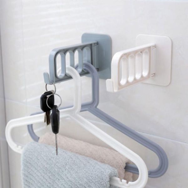 hooks & rails no trace stick plastic hangers hook wall hanging clothes storage rack multi-function folding
hooks & rails no trace stick plastic hangers hook wall hanging clothes storage rack multi-function folding