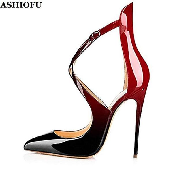 dress shoes ashiofu wholesale ladies handmade high heel pumps x-straps pointed party prom evening fashion court, Black
dress shoes ashiofu wholesale ladies handmade high heel pumps x-straps pointed party prom evening fashion court, Black