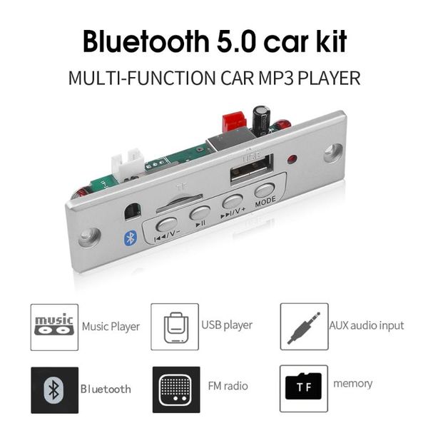 bluetooth 5.0 wireless music car audio 5v 12v mp3 wma decoder board module usb tf radio player with remote control & mp4 players
bluetooth 5.0 wireless music car audio 5v 12v mp3 wma decoder board module usb tf radio player with remote control & mp4 players