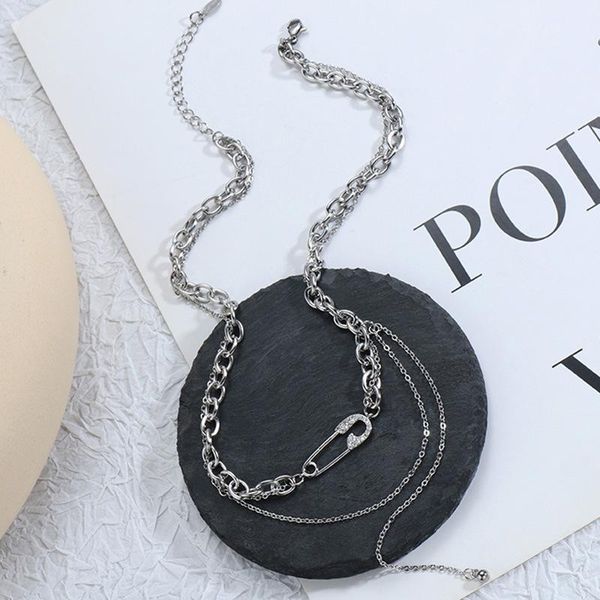chokers allme rock sparkly rhinestone paper clip pendant necklace for women girls silver color chunky chain jewelry, Golden;silver
chokers allme rock sparkly rhinestone paper clip pendant necklace for women girls silver color chunky chain jewelry, Golden;silver
