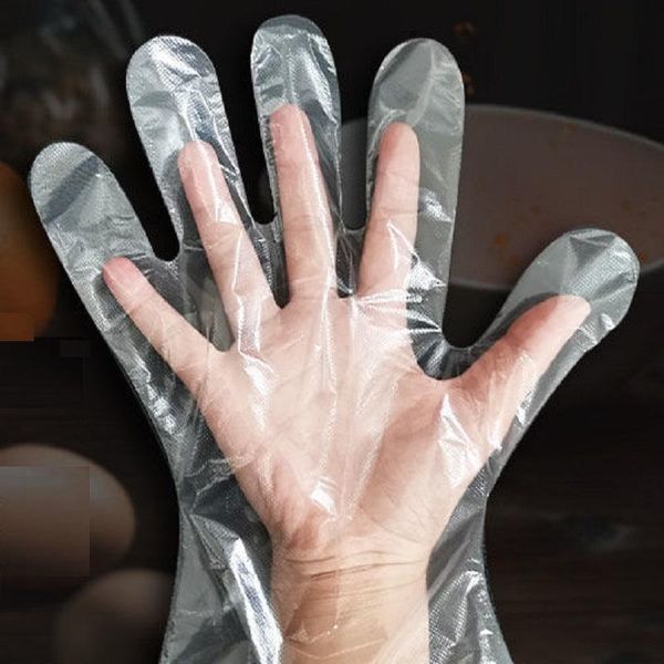 disposable gloves thickened removable plastic film transparent pe food grade beauty home environmental protection oven 
disposable gloves thickened removable plastic film transparent pe food grade beauty home environmental protection oven